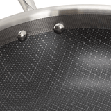 Better Chef 12.5-Inch 3-Ply Stainless Steel Nonstick Wok with Lid from Jupiter Gear Home