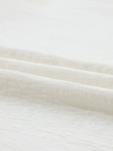 Alluring White Ruffle Blouse from MsDressly