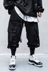 HiP5 Black 09 I-Tech Cargo Pants from Niepce Inc