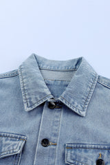 Animal Print Denim Jacket from MsDressly