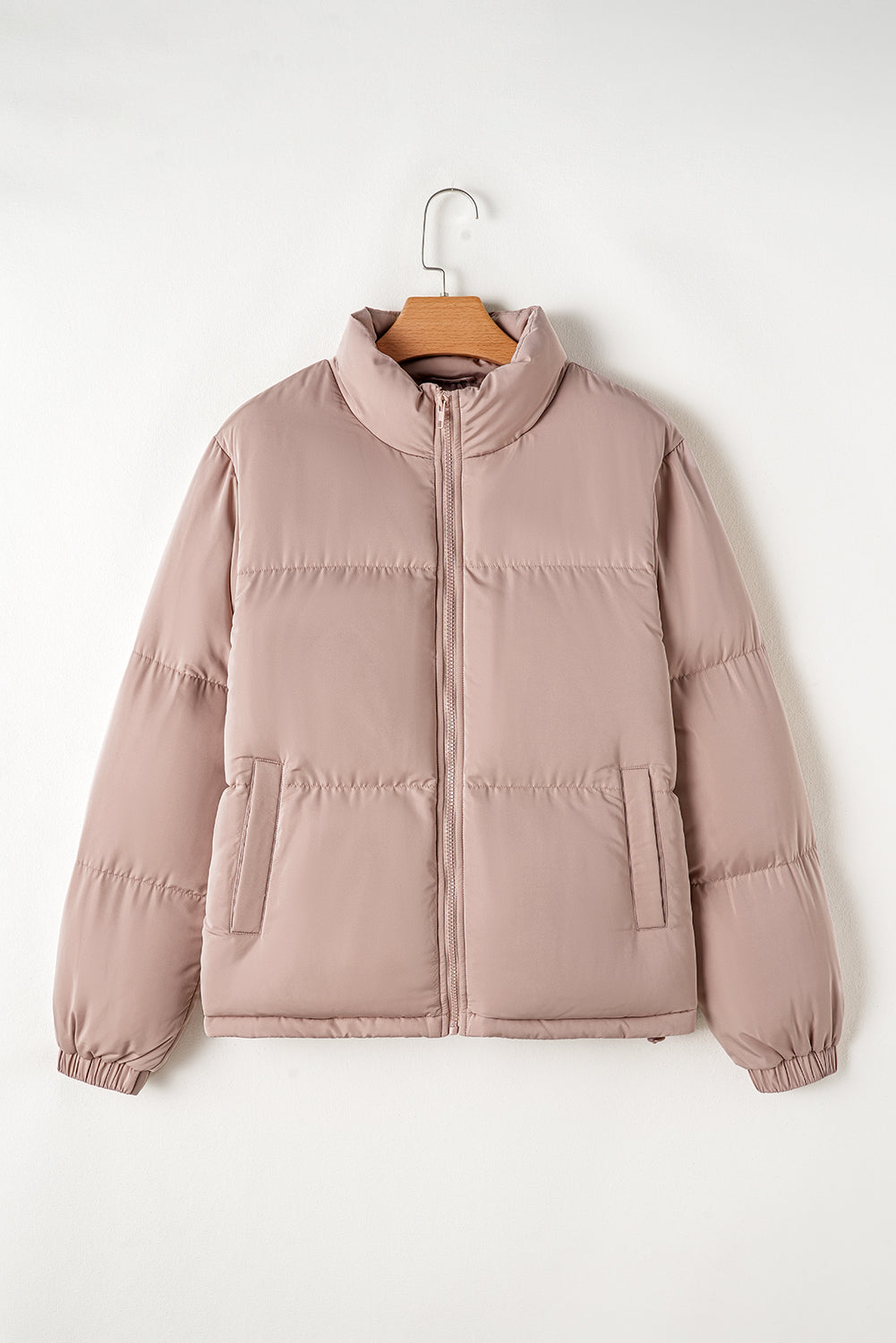 Kamila Zipper Quilted Puffer Jacket from Threaded Pear