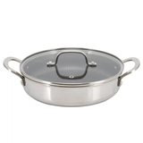Better Chef 10-Inch 3-Ply Stainless Steel Nonstick Deep Fry Pan with Lid from Jupiter Gear Home
