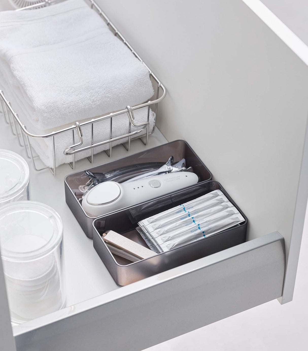 Stackable Clear Organizers [Set of 2] - Four Sizes from Yamazaki Home