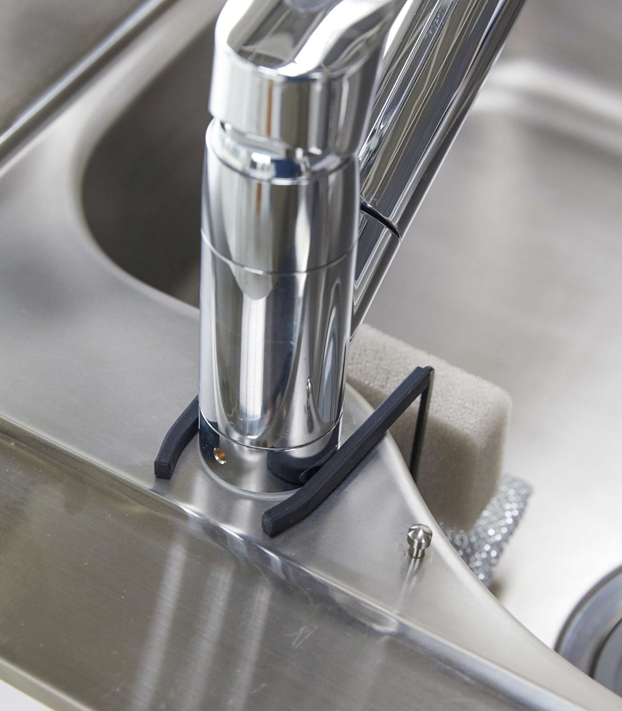 Faucet-Hanging Sponge Holder - Two Sizes - Steel from Yamazaki Home