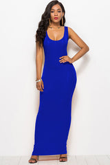Scoop Neck Wide Strap Maxi Dress from Enfance-Heureuse