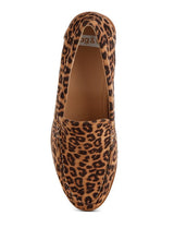 Cacani Leopard Print Heeled Loafers from My Pampered Life Seattle