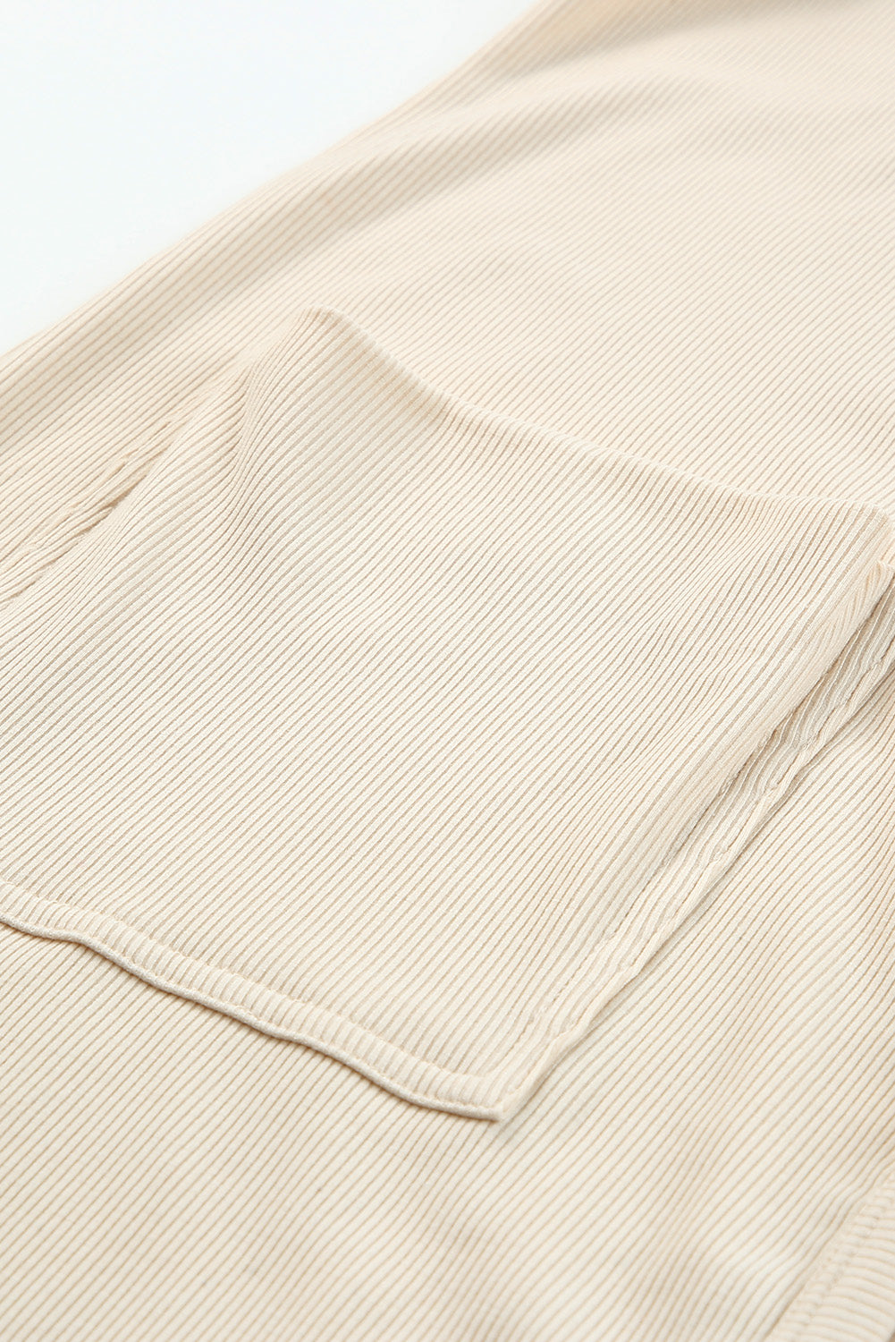 Apricot V-Neck Button-Up Cardigan with Pockets from MsDressly