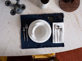 Onda Plate-White from French Presse Linens
