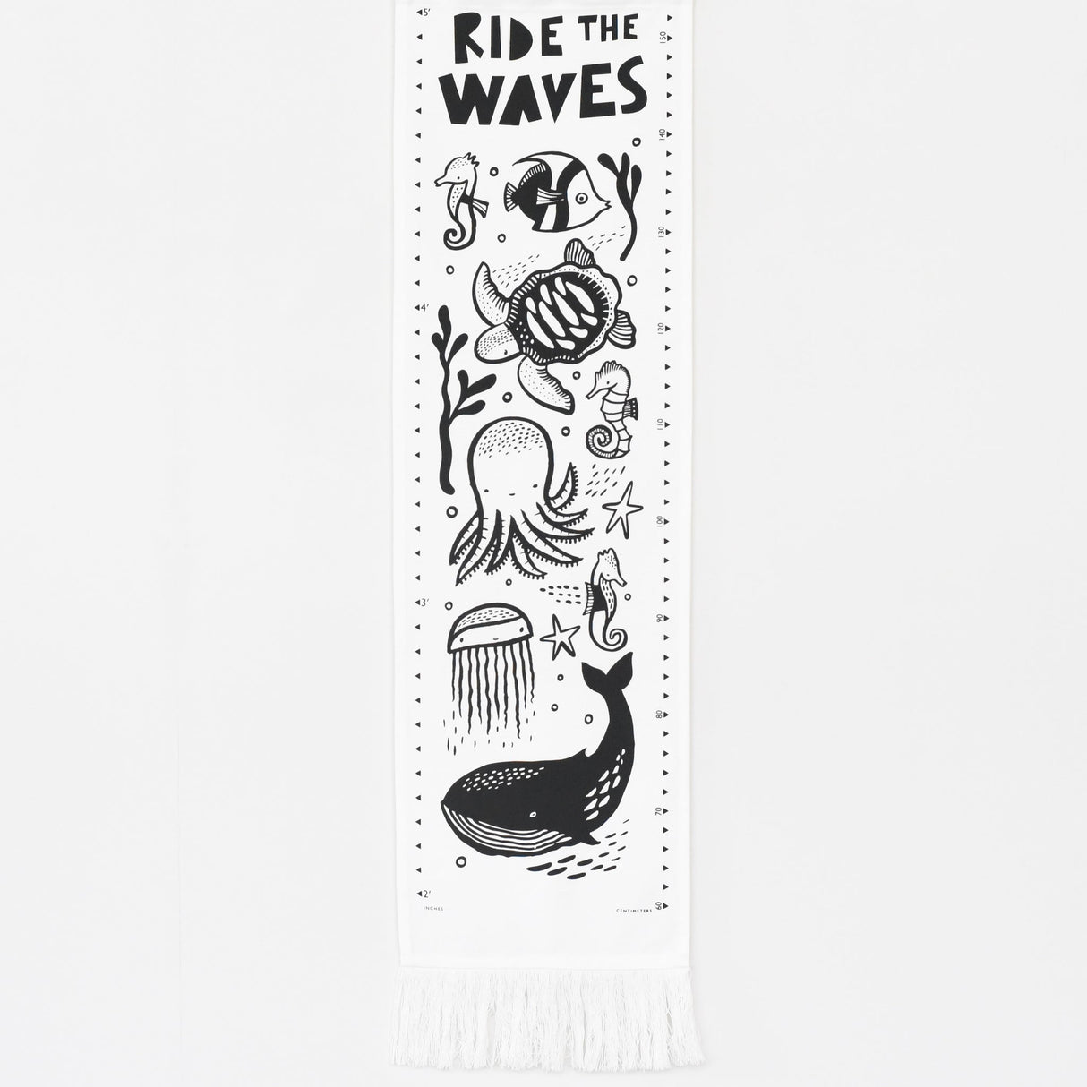 Canvas Growth Chart - Ocean From Wee Gallery