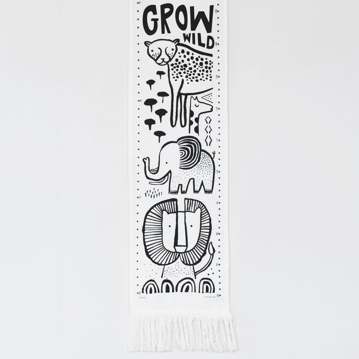 Canvas Growth Chart - Safari From Wee Gallery