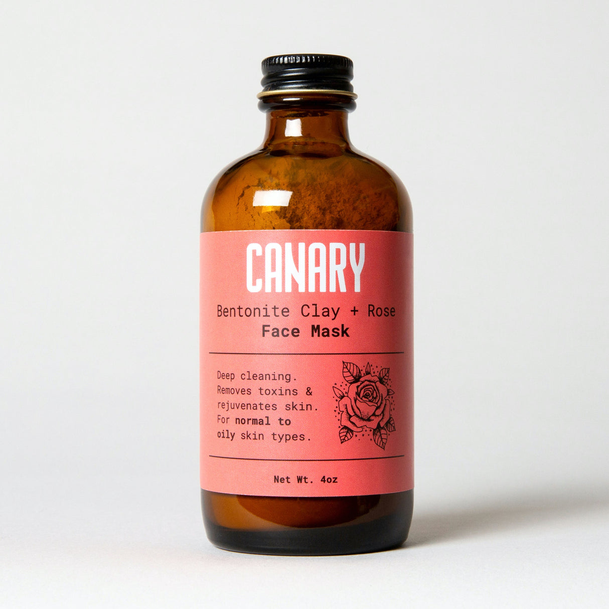 Bentonite Clay + Rose Face Mask from Canary