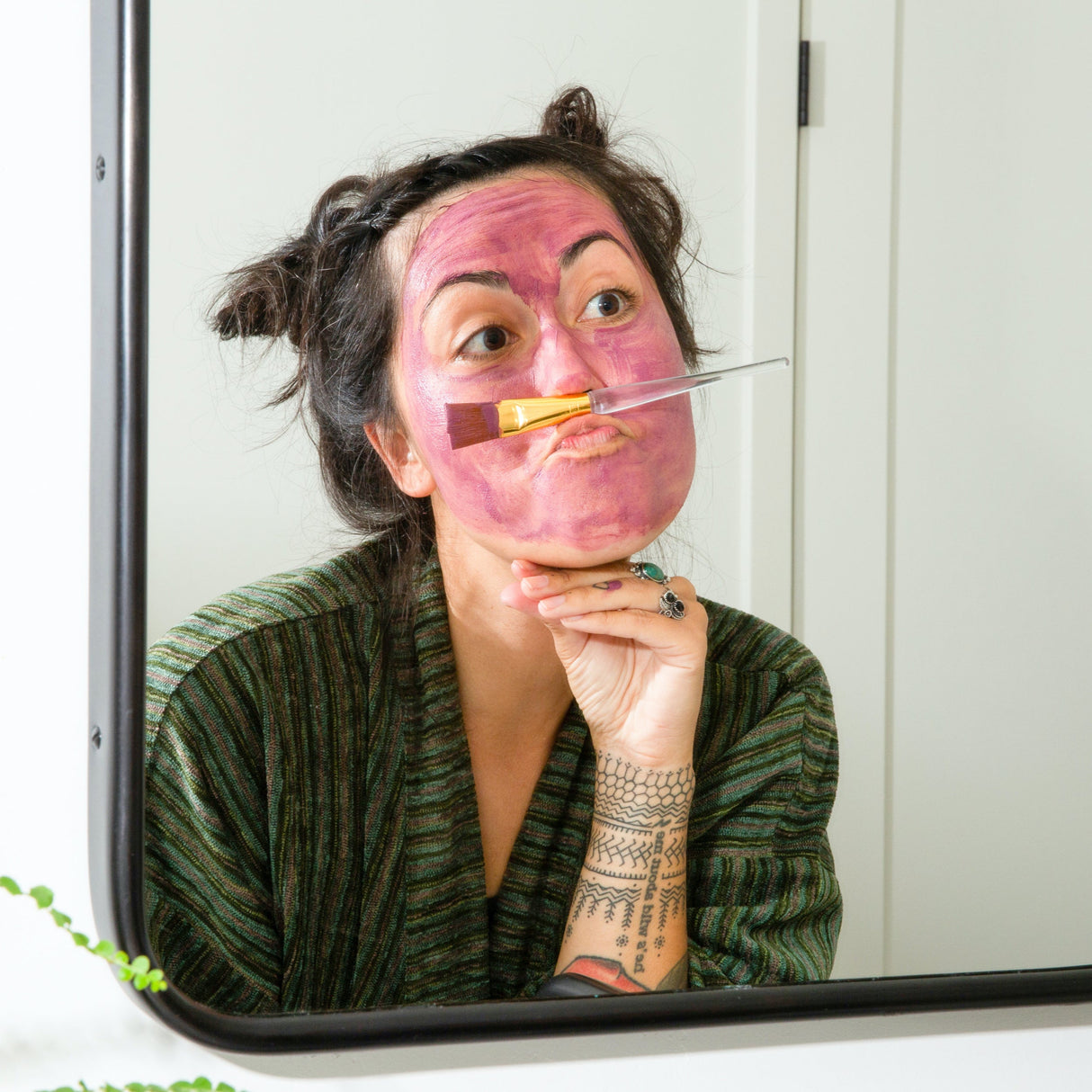 Bentonite Clay + Rose Face Mask from Canary