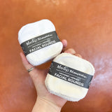 Facial Rounds: Organic Cotton Flannel from Marley's Monsters