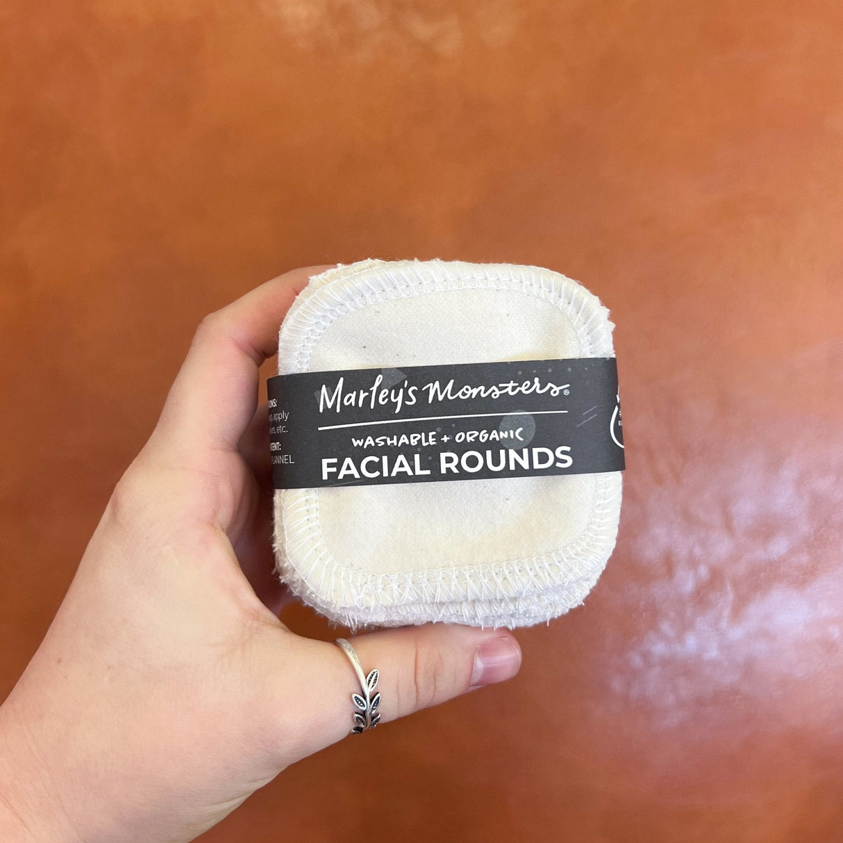 Facial Rounds: Organic Cotton Flannel from Marley's Monsters