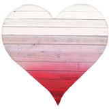 Fading Wooden Valentine's Day Heart from Lee Display