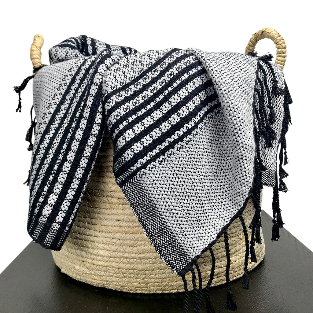 Cambodian Handloom Tapestry Throw from SLATE + SALT