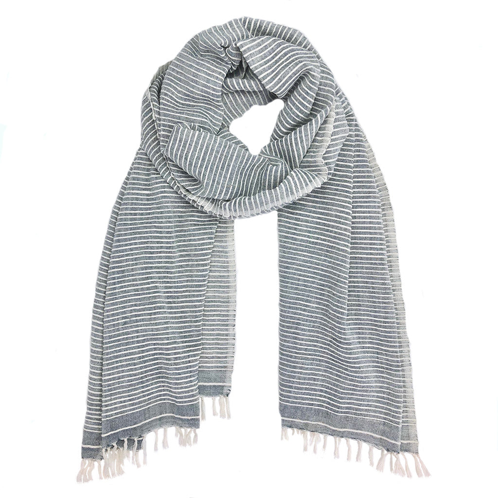 Ethiopian Stripe Wrap Scarf from SLATE + SALT