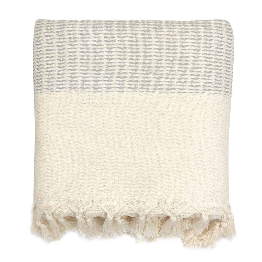 Plush Wavy Turkish Throw from SLATE + SALT