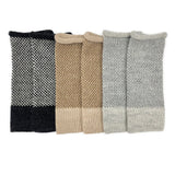 Midnight Interwoven Alpaca Gloves from SLATE + SALT