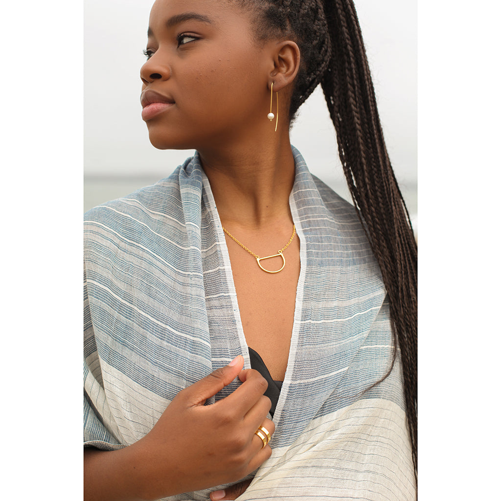 Geo Stripe Bombshell Ring from SLATE + SALT
