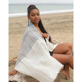 Linen Cotton Blend Wrap Scarf from SLATE + SALT
