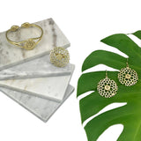 Honeycomb Bomb Earrings from SLATE + SALT