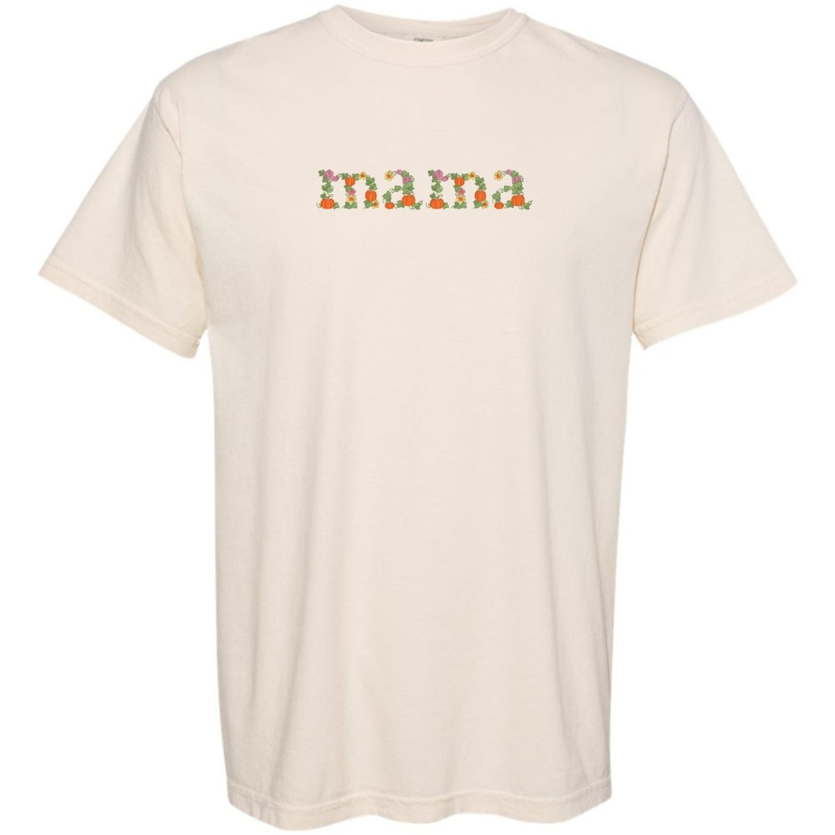 'Fall Floral Mama' Embroidered T-Shirt from United Monograms