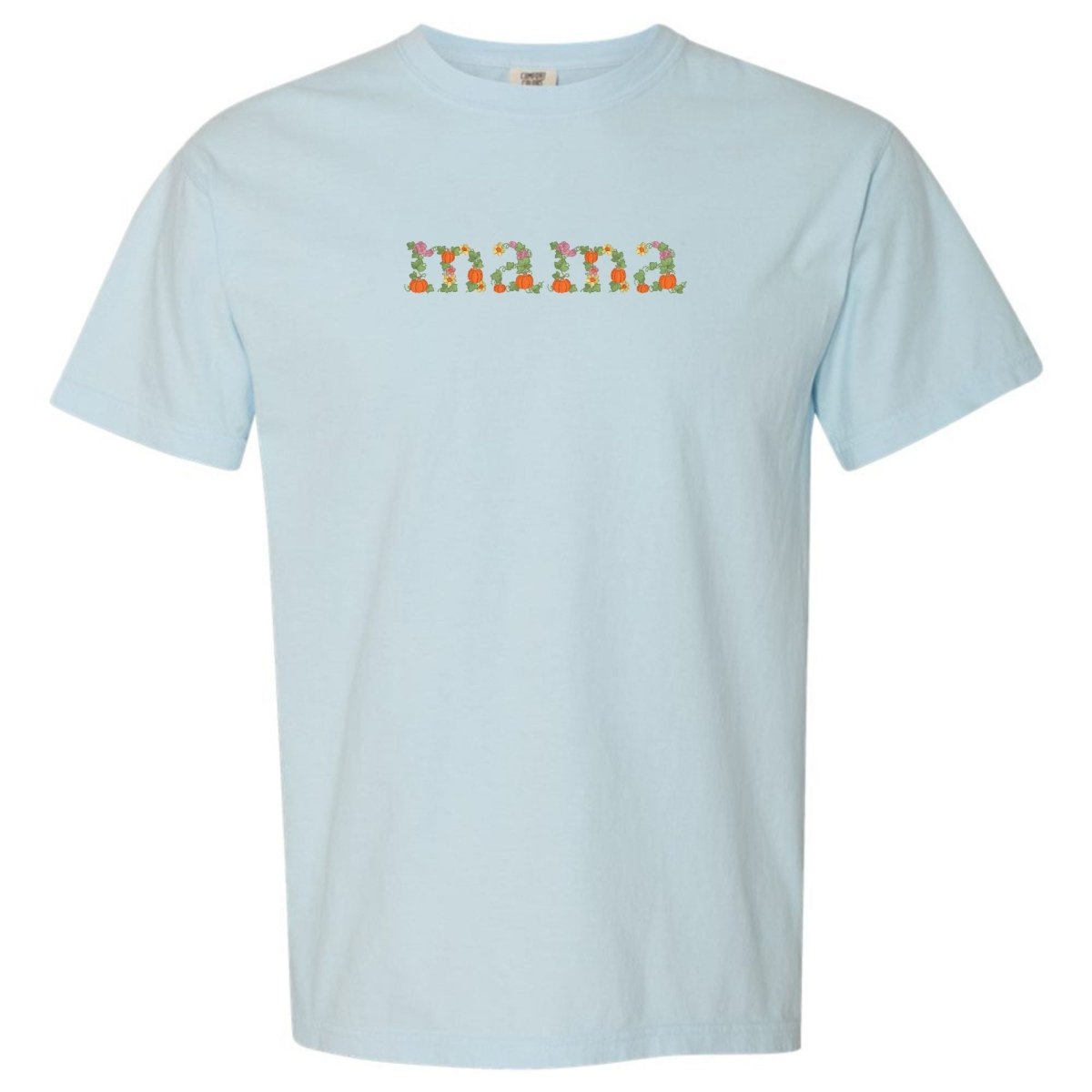 'Fall Floral Mama' Embroidered T-Shirt from United Monograms