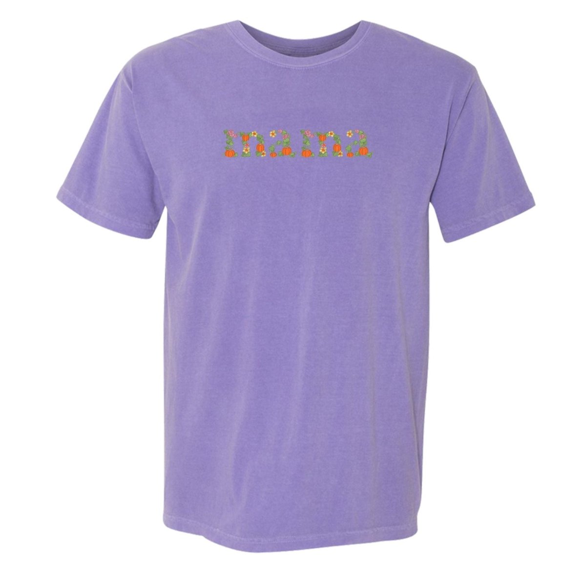 'Fall Floral Mama' Embroidered T-Shirt from United Monograms