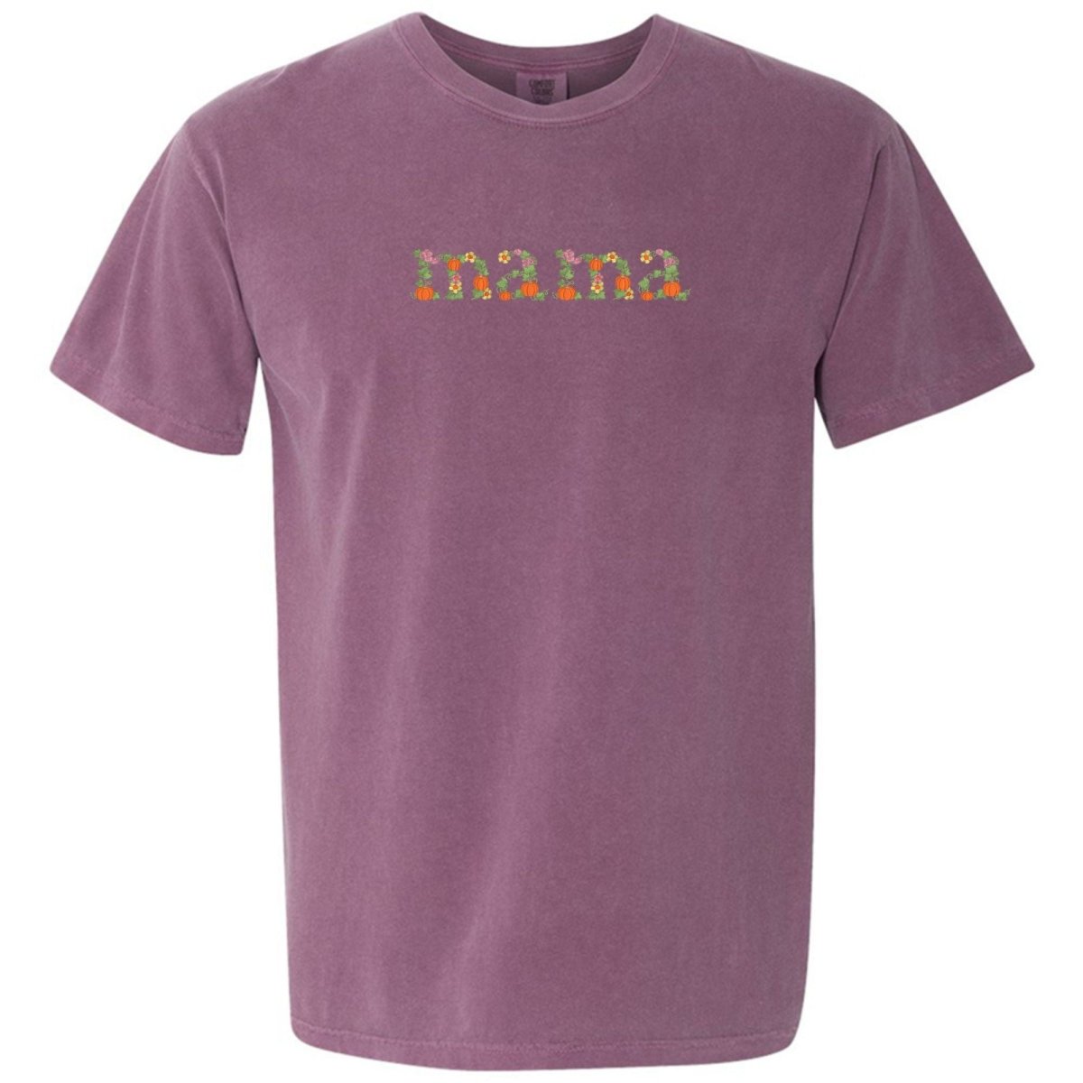 'Fall Floral Mama' Embroidered T-Shirt from United Monograms