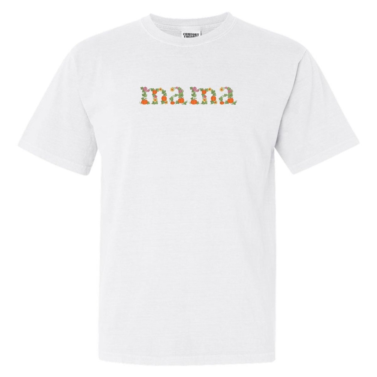 'Fall Floral Mama' Embroidered T-Shirt from United Monograms