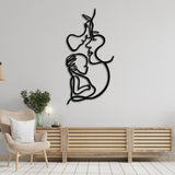 Metal Family With Baby Wall Art from VITAHOME DESIGN LLC