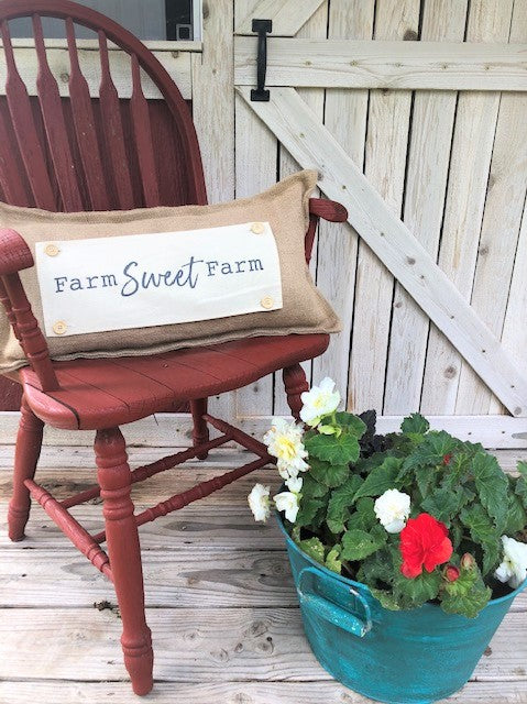 BRING BACK MY PANEL:  Neutral FARM SWEET FARM From PillowPanels