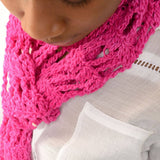 Fashion Skinny Scarf Crochet Pattern from Darn Good Yarn