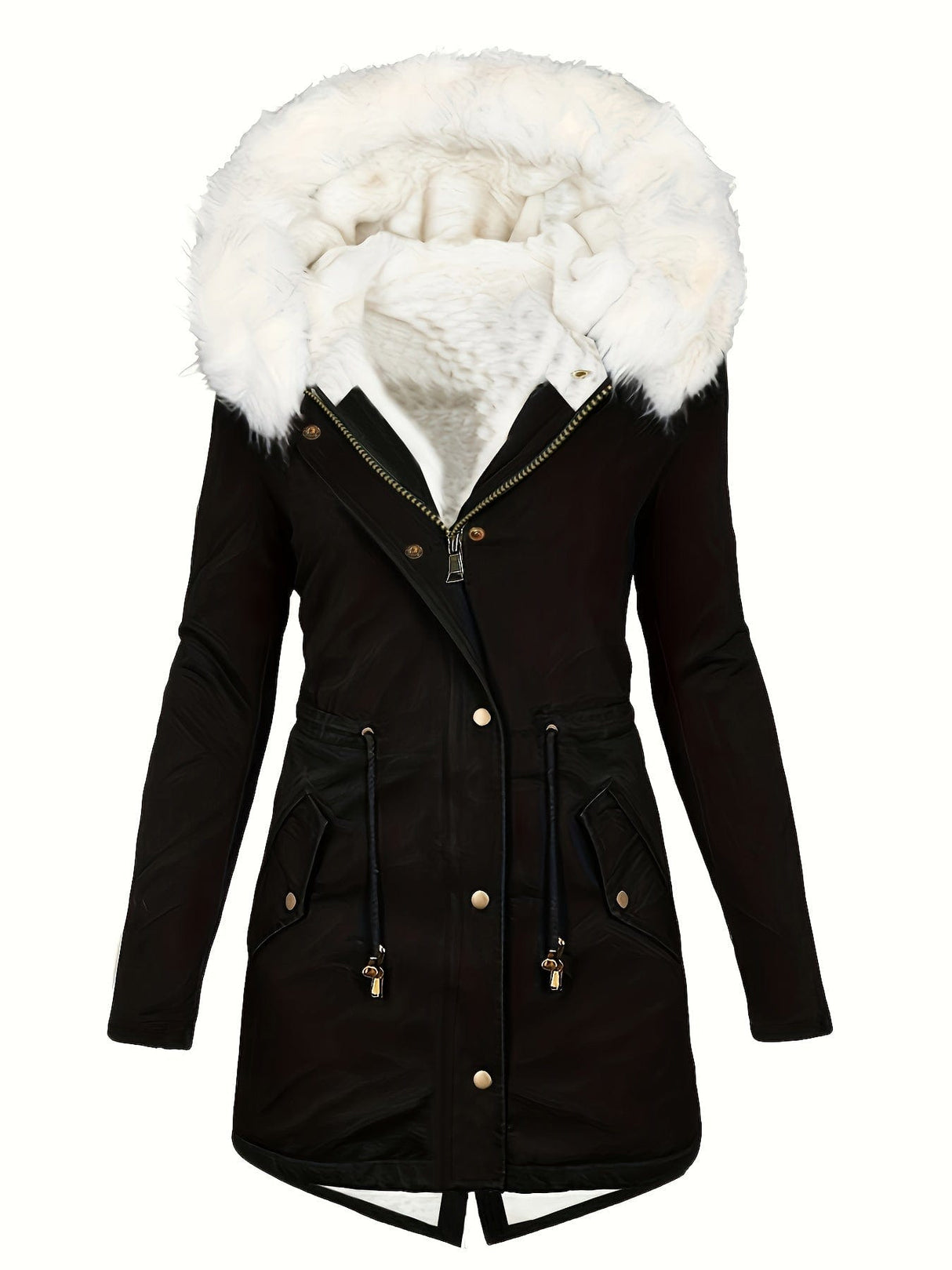 Black and White Buffalo Check Jacket from MsDressly