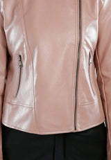 Faux Leather Biker Jacket from London Rag International