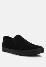 Faux Suede Slip On Sneakers from London Rag International