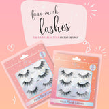 3 Pair Faux Mink Lashes Set from Prolux Cosmetics