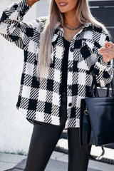 Black and White Check Jacket from MsDressly