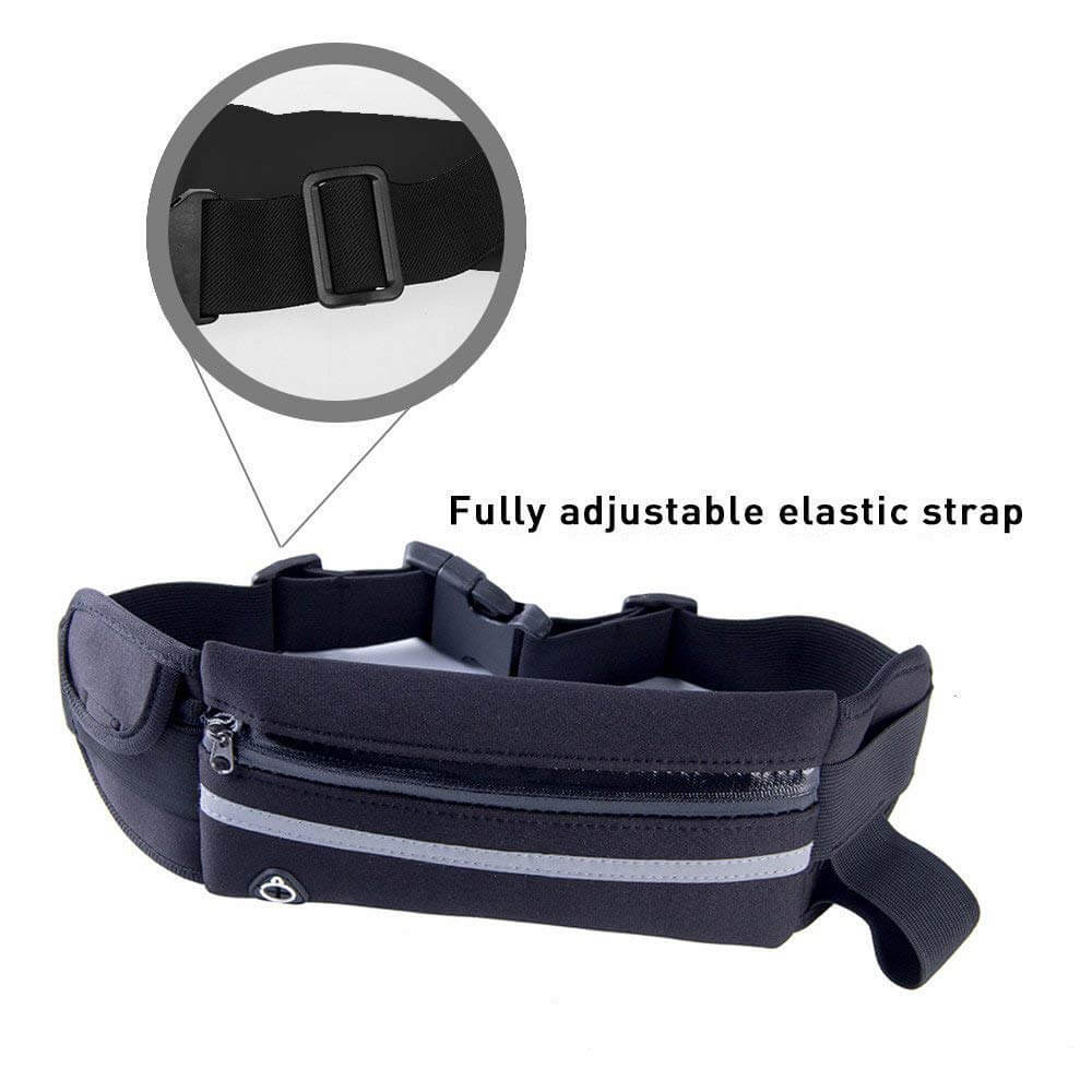 Velocity Water-Resistant Sports Running Belt and Fanny Pack for Outdoor Sports from Jupiter Gear