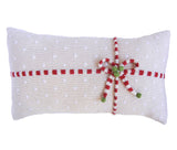 Gift Lumbar Pillow, Ecru from Melange Collection