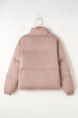 Kamila Zipper Quilted Puffer Jacket from Threaded Pear