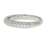 Cubic Zirconium Wedding Band Ring Sterling Silver from Bids.com