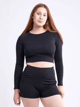 JupiterGear Long-Sleeve Crop Top from Jupiter Gear