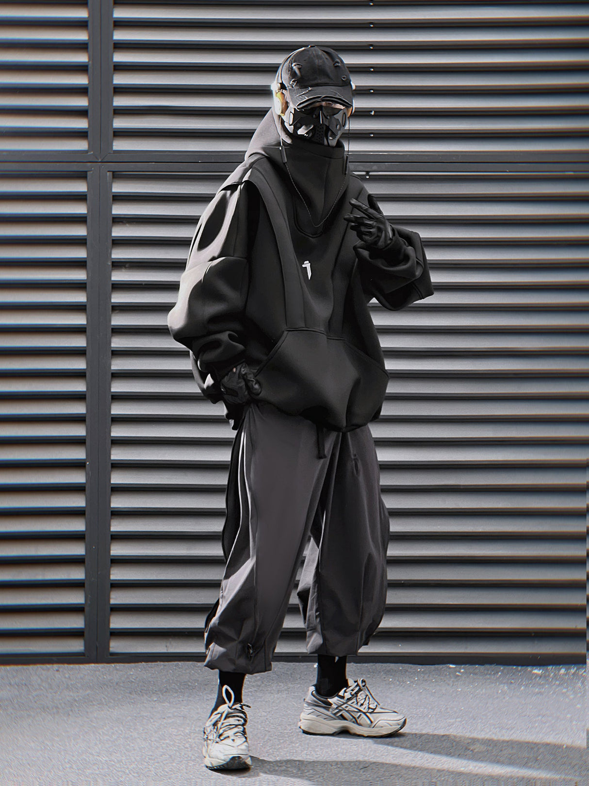 H50 Black Nexus Hoodie From Niepce Inc