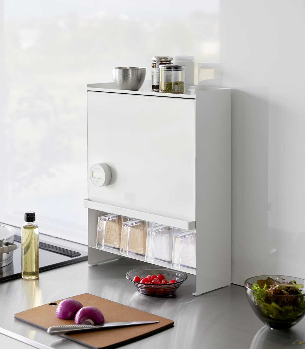 Concealable Spice Rack - Steel from Yamazaki Home