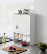 Concealable Spice Rack - Steel from Yamazaki Home