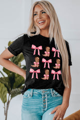 Black Western Cowboy Boots Crew Neck T-Shirts from MsDressly