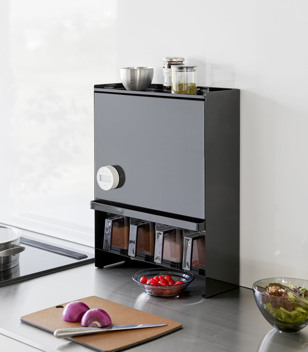 Concealable Spice Rack - Steel from Yamazaki Home