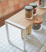 Single-Tier Riser - Steel + Wood from Yamazaki Home